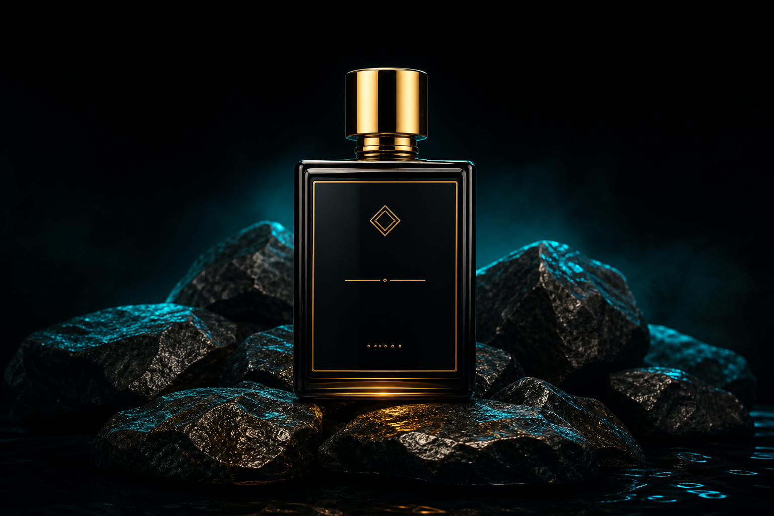 Luxury perfume mockup